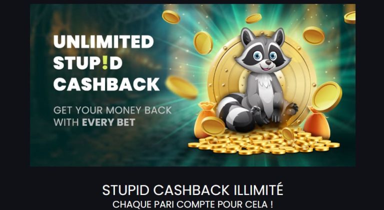 Stupid Casino cashback