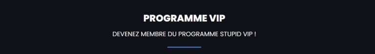 Stupid Casino programme VIP